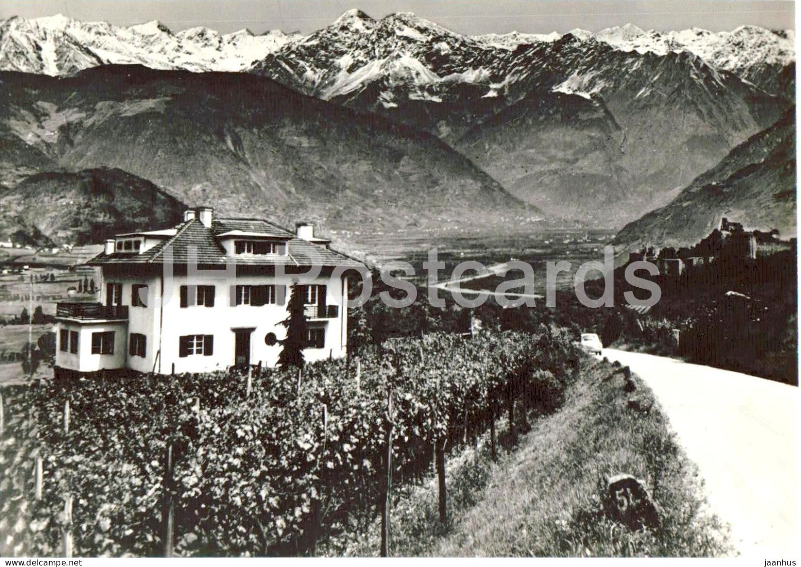 Haus an der Etsch - Frangarto - Posta Castel Firmiano - Frangart - Post - 6354 - old postcard - Italy - unused - JH Postcards