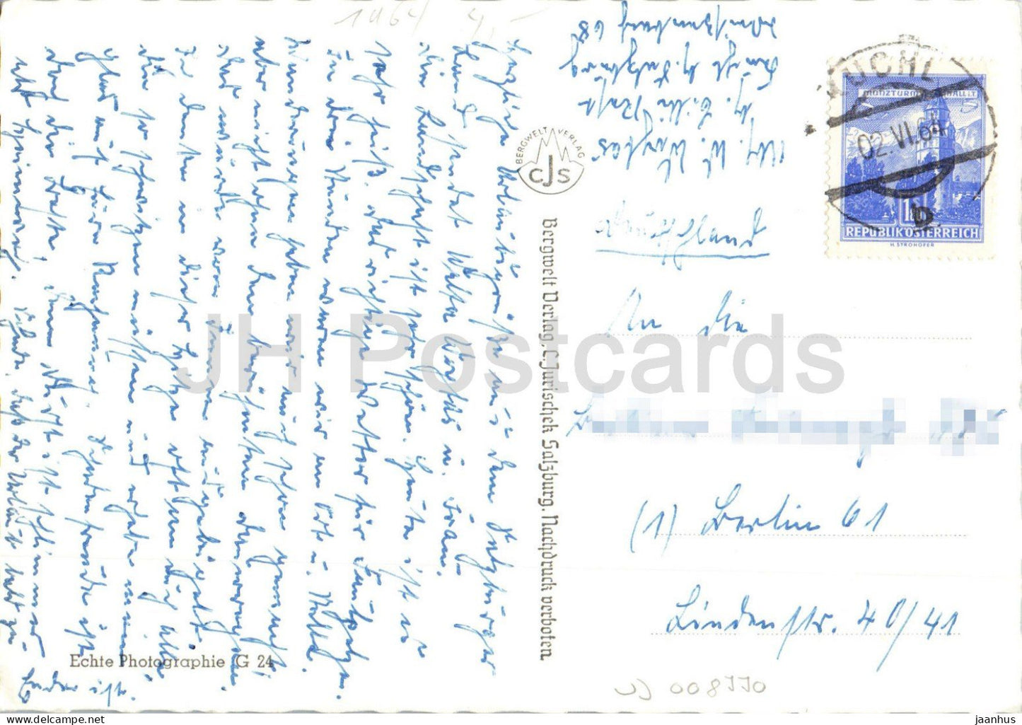 Kuchl - ein Juwel im Salzburgerland - Marktgasse - Sagewerkschule - Jochalm - multiview - 24 - 1964 - Autriche - utilisé 