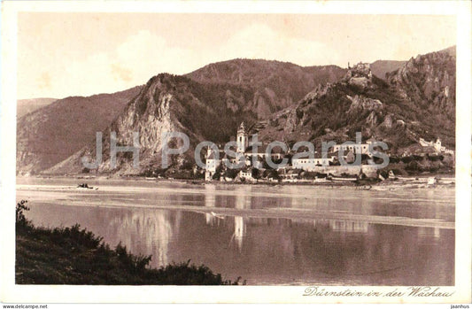 Durnstein in der Wachau - town view - No. 423 - old postcard - 1927 - Austria - unused - JH Postcards