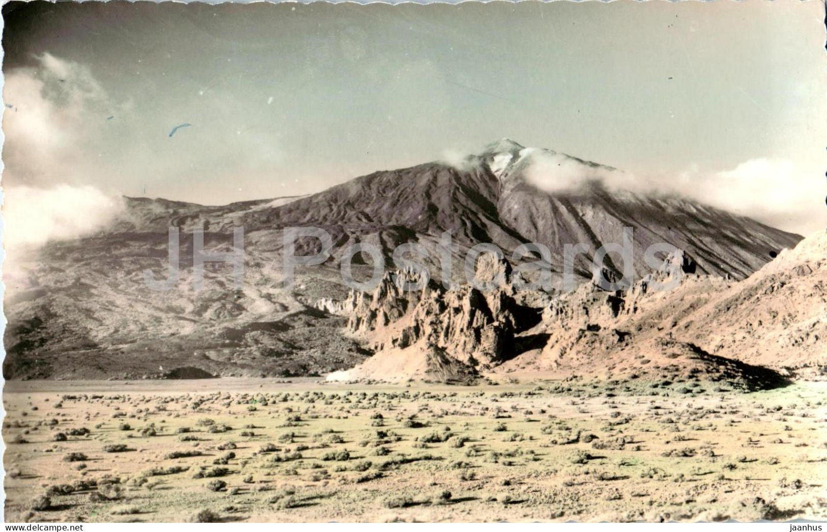 Santa Cruz De Tenerife - Valle de Ucanca y el Teide - valley - 11 - old postcard - Spain - unused - JH Postcards
