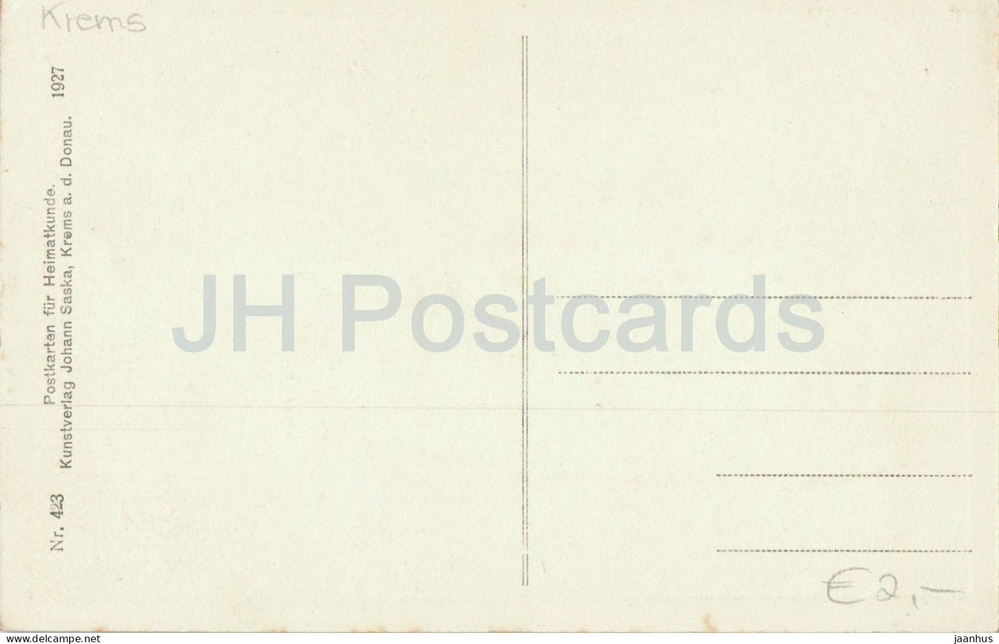 Durnstein in der Wachau - town view - No. 423 - old postcard - 1927 - Austria - unused