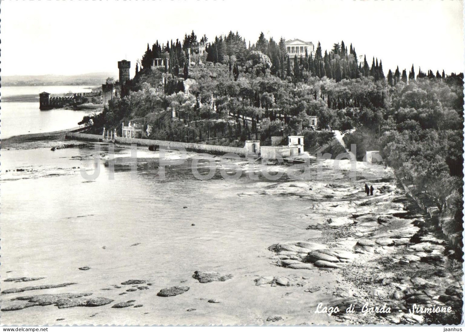 Lago di Garda - Sirmione - lake - 208 - old postcard - 1959 - Italy - used - JH Postcards