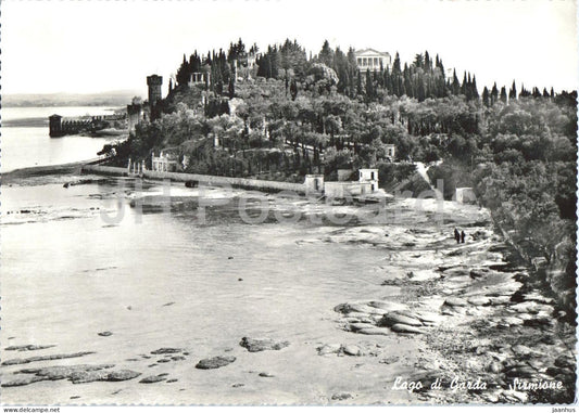 Lago di Garda - Sirmione - lake - 208 - old postcard - 1959 - Italy - used - JH Postcards