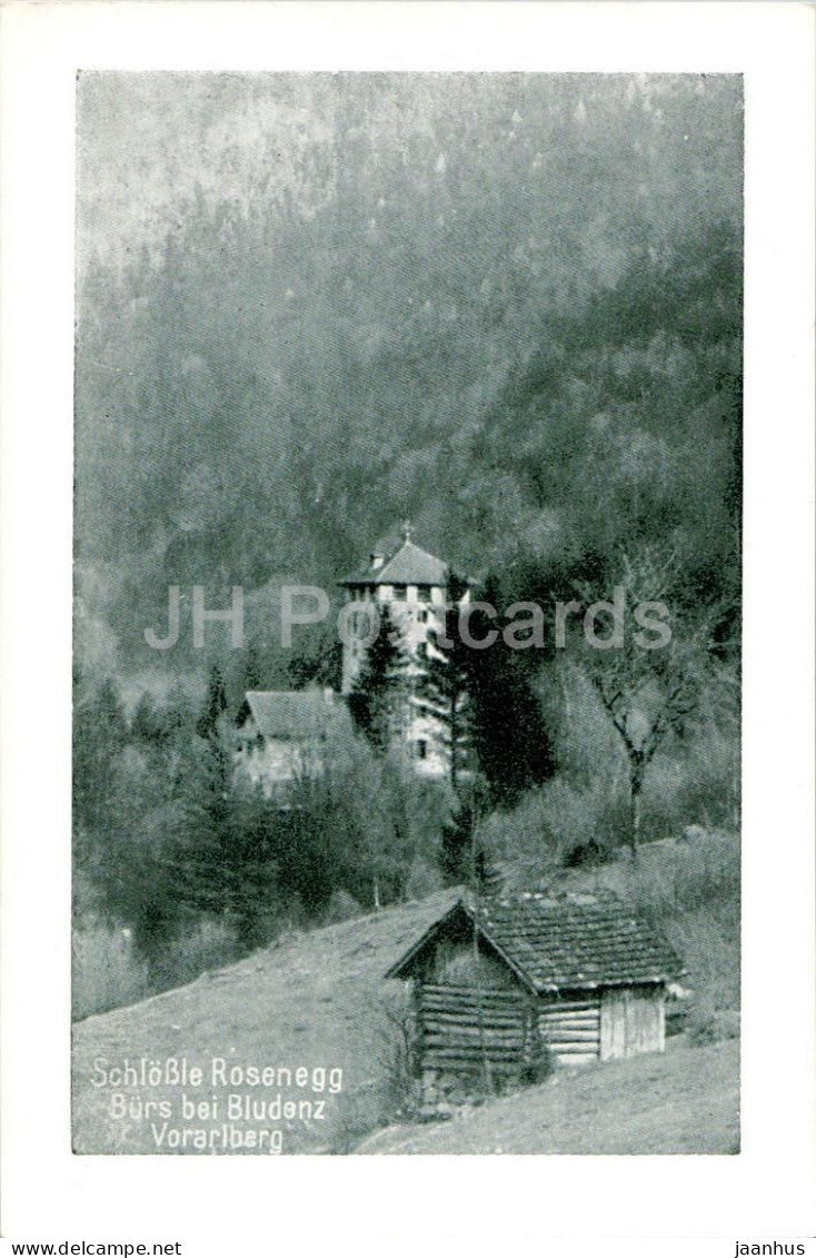 Schlossle Rosenegg - Burs bei Bludenz - Vorarlberg - REPRODUCTION - Austria - unused - JH Postcards