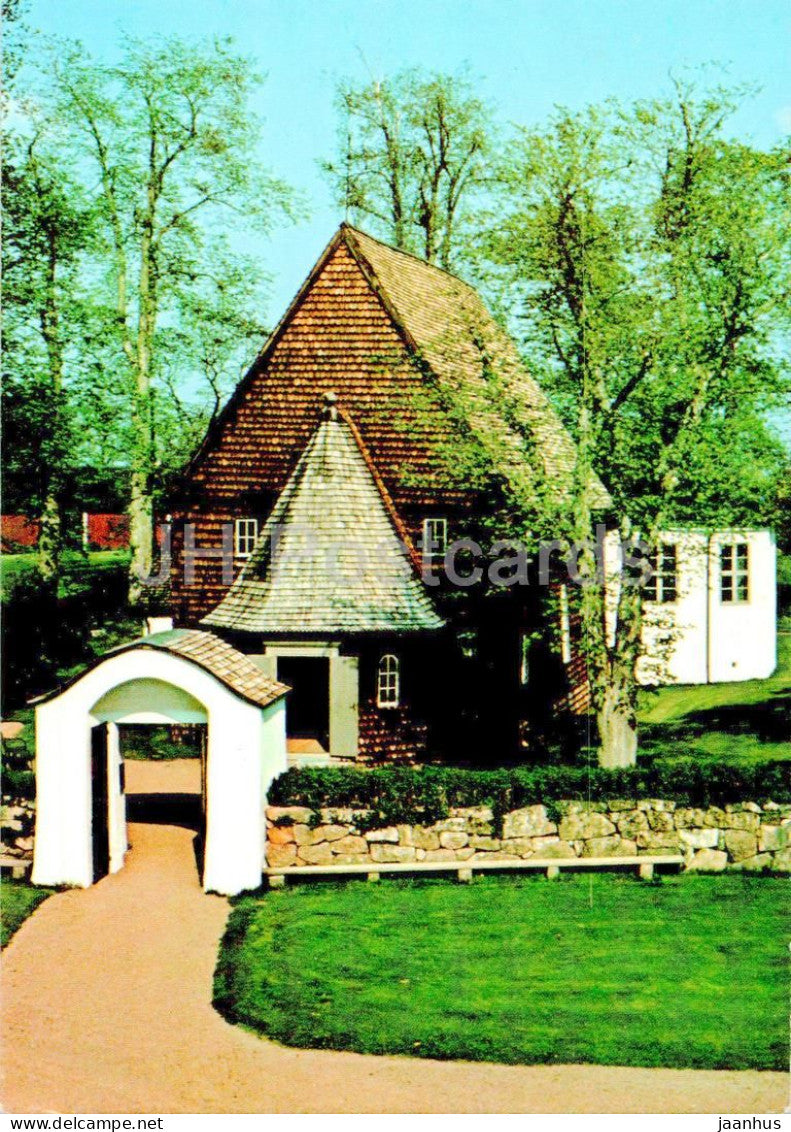 Pelarne Kyrka - church - Sweden - used - JH Postcards