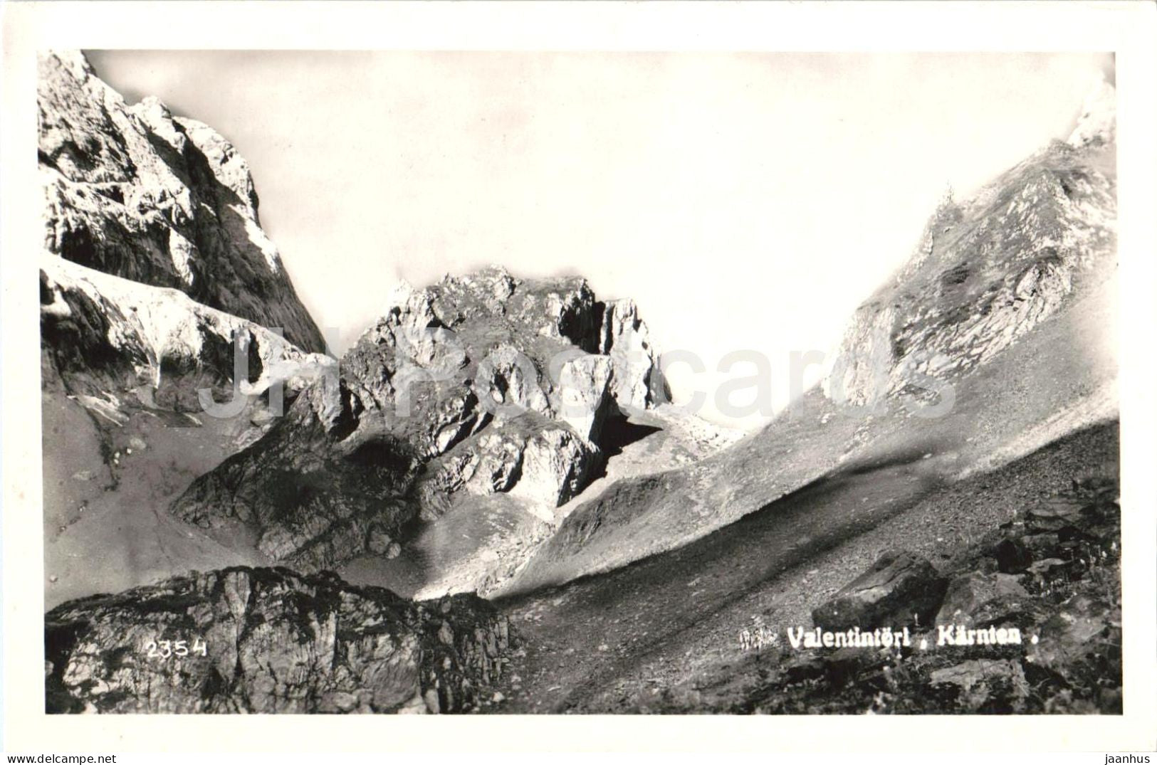 Valentintorl - Karnten - mountain view - Alps - No. 2354 - old postcard - 1940 - Austria - unused - JH Postcards
