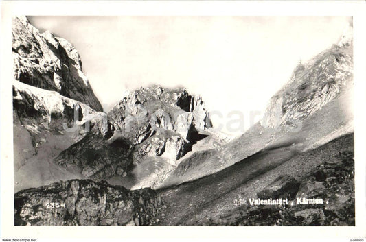 Valentintorl - Karnten - mountain view - Alps - No. 2354 - old postcard - 1940 - Austria - unused - JH Postcards