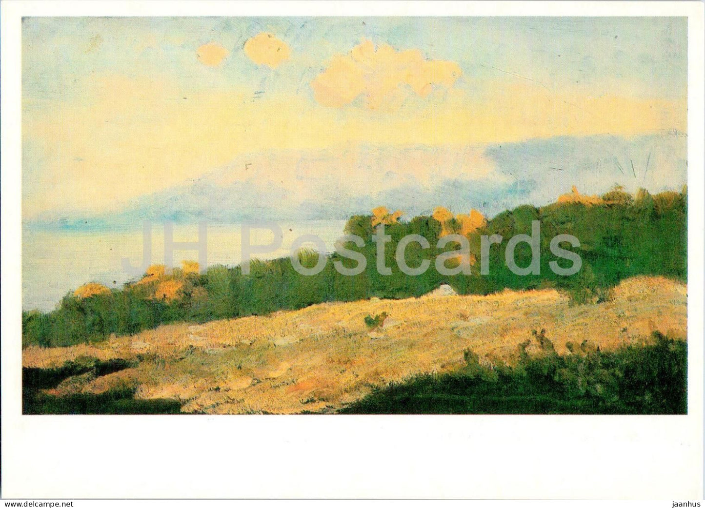 painting by Arkhip Kuindzhi - Crimea . South coast - Russian art - 1988 - Russia USSR - unused - JH Postcards
