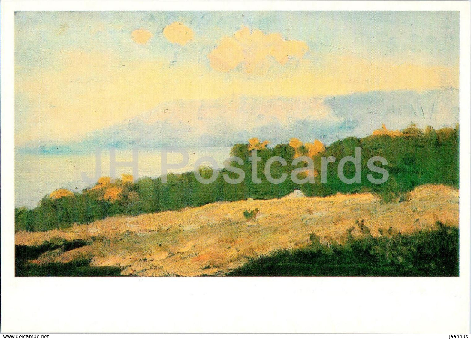painting by Arkhip Kuindzhi - Crimea . South coast - Russian art - 1988 - Russia USSR - unused - JH Postcards