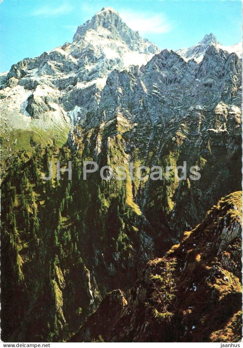 Zimba 2645 m das Matterhorn von Vorarlberg - alpine peak - mountain landscape - 525 - Austria - unused - JH Postcards