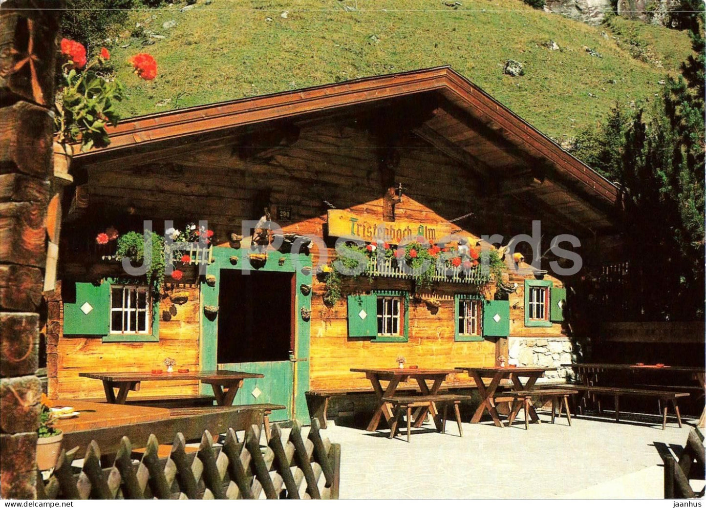 Ginzling - Tristenbachalm im Floitental 1200 m - Tristenbach Alm - 040 - 1994 - Austria - used - JH Postcards