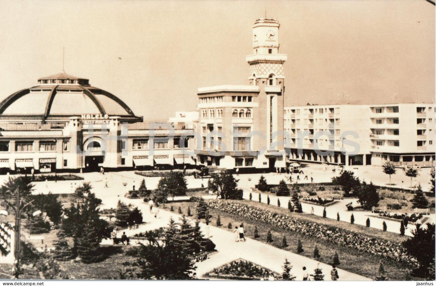 Ploiesti - Halele centrale - Central Market Hall - 7007 - old postcard - Romania - unused - JH Postcards
