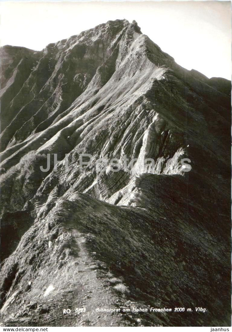 Binnelgrat am Hohen Freschen 2006 m - Vlbg. - Vorarlberg - mountains - rocks - 6123 - old postcard - Austria - unused - JH Postcards