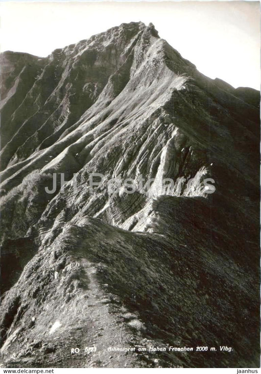 Binnelgrat am Hohen Freschen 2006 m - Vlbg. - Vorarlberg - mountains - rocks - 6123 - old postcard - Austria - unused - JH Postcards