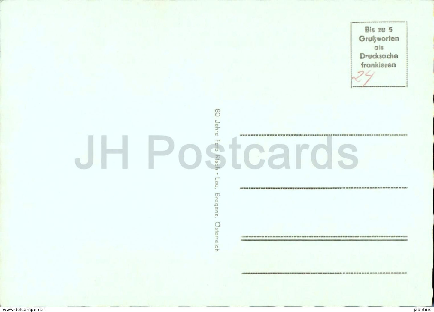 Binnelgrat am Hohen Freschen 2006 m - Vlbg. - Vorarlberg - Berge - Felsen - 6123 - alte Postkarte - Österreich - unbenutzt