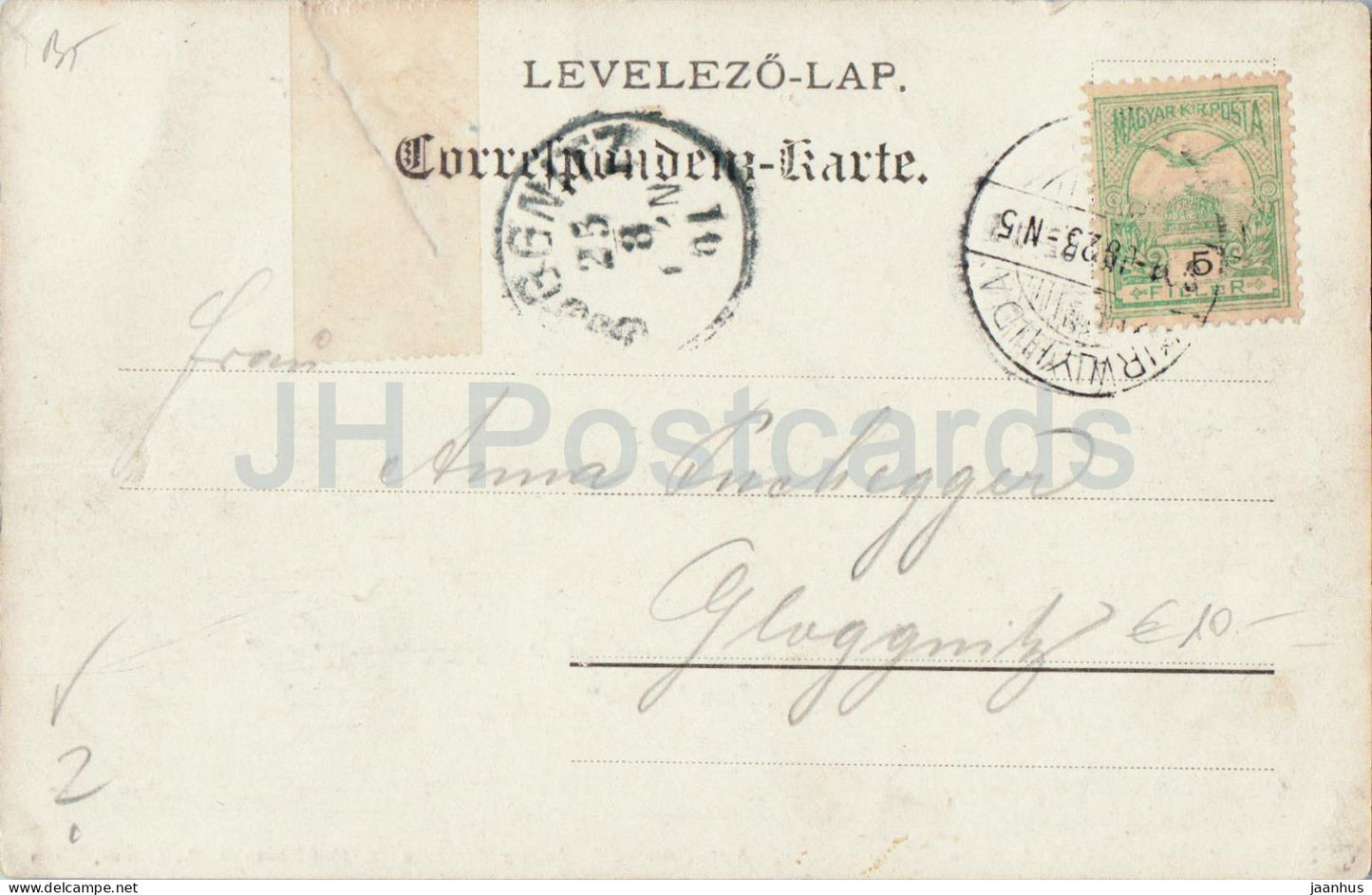 Gruss aus dem Brucker Lager - Pferdevisite - military camp - 12 - old postcard - 1901 - Austria - used