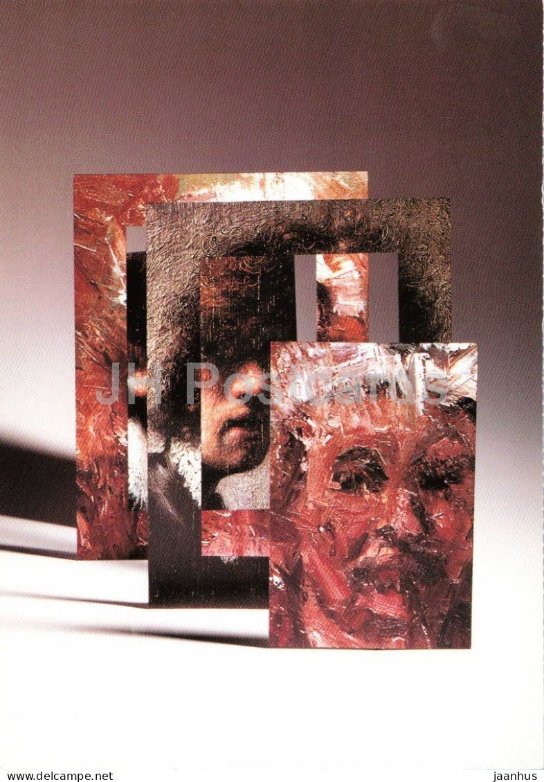 paintings by Rembrandt van Rijn and Oliver R. Jordan - Zanders Art Collection - 1990s - Germany - unused - JH Postcards