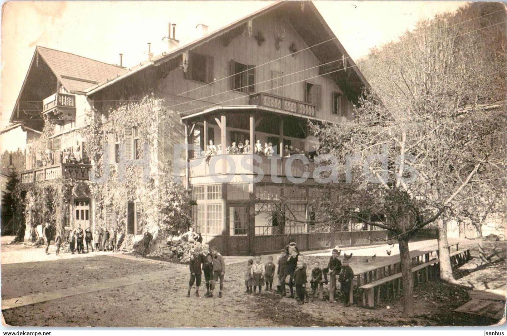 Bad Ischl - Das Kinderheim - Childrens Home - old postcard - 1920s - Austria - used - JH Postcards