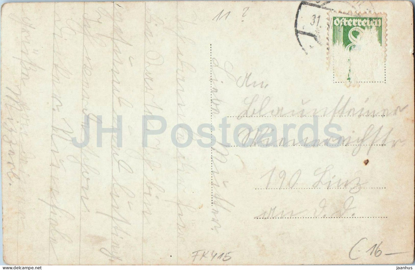 Bad Ischl - Das Kinderheim - Maison d'enfants - carte postale ancienne - années 1920 - Autriche - utilisé 