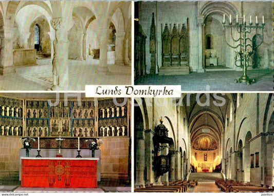 Lund - Domkyrkan - interior - cathedral - multiview - 624 - Sweden - unused - JH Postcards