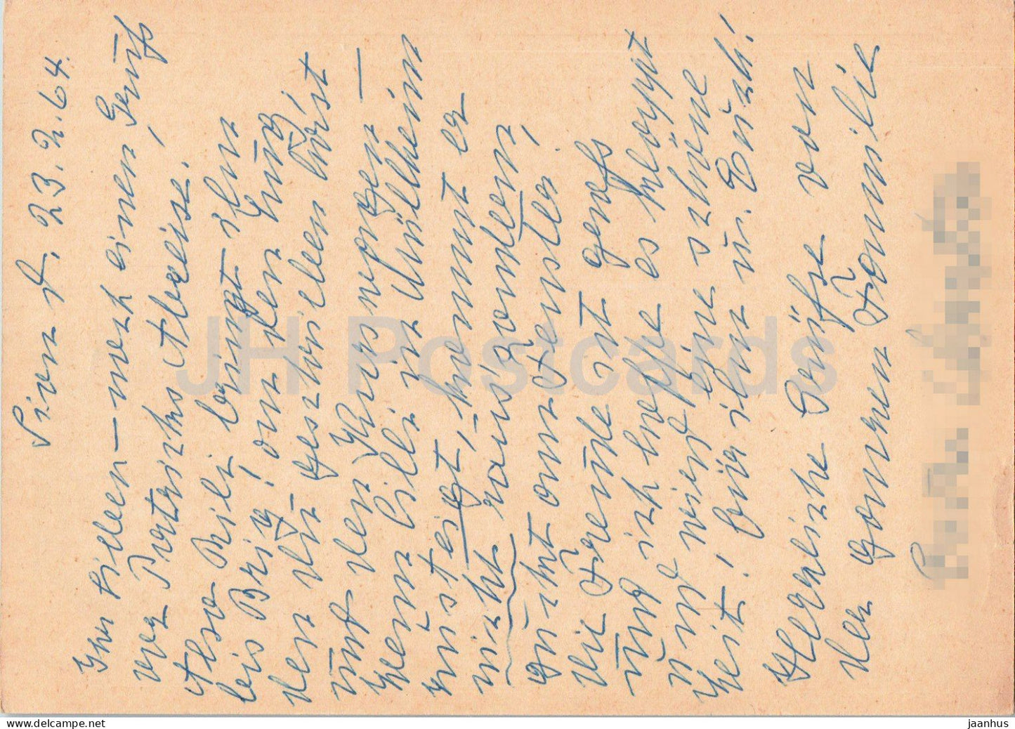 Arolla - Mont Collon - postal stationery - 42 - 1964 - Switzerland - used
