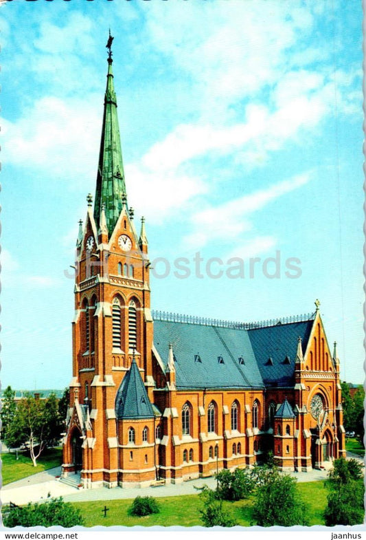 Lulea - Domkyrkan - cathedral - library - 8854 - Sweden - unused - JH Postcards