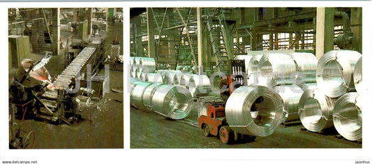 Bratsk - Production of Bratsk Aluminium Plant - industry - 1 - 1981 - Russia USSR - unused - JH Postcards
