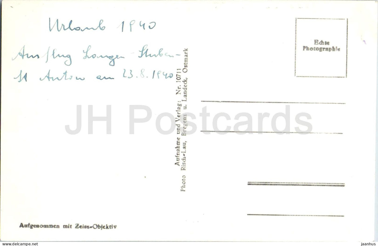 Stuben a. A. - Stuben am Arlberg - Alps - Nr. 10711 - old postcard - 1940 - Austria - unused