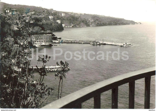 Sorrento - Il Porto e punta del Capo - The Harbour and Cape Point - 301 - 1961 - Italy - used - JH Postcards