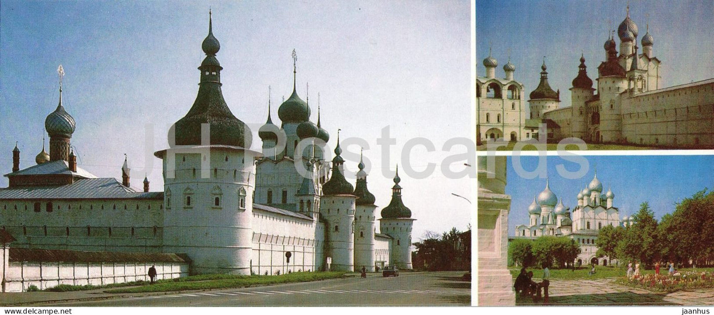 Rostov Veliky - Rostov Kremlin Cathedral Island - architecture - 1984 - Russia - USSR - unused - JH Postcards