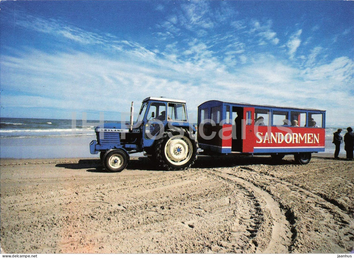 Skagen - Sandormen tractor bus on the beach - SKA 10 - 1990s - Denmark - unused - JH Postcards