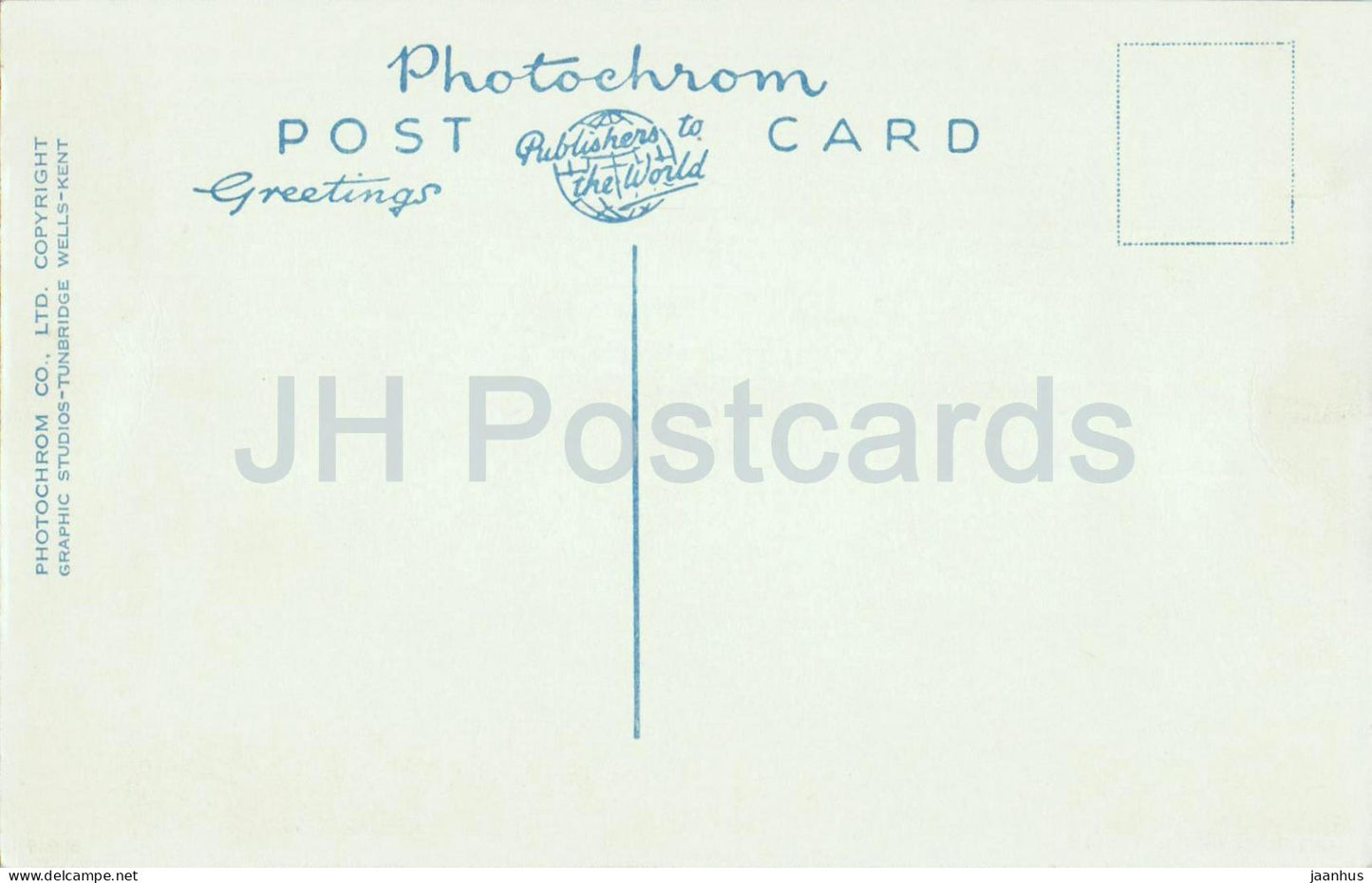 Cheddar - Dans la vallée - cottages - 55049 - carte postale ancienne - Royaume-Uni - non utilisée 