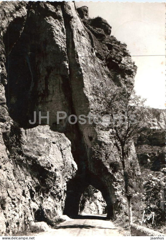 Gorges Du Tarn - Environs de La Malene - Cirque des Baumes - gorge - rock - 2566 - old postcard - 1942 - France - used - JH Postcards