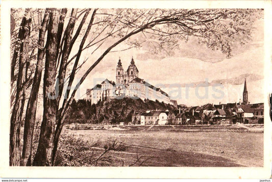 Melk a. D. - Benedictine Abbey - old postcard - 1922 - Austria - used - JH Postcards