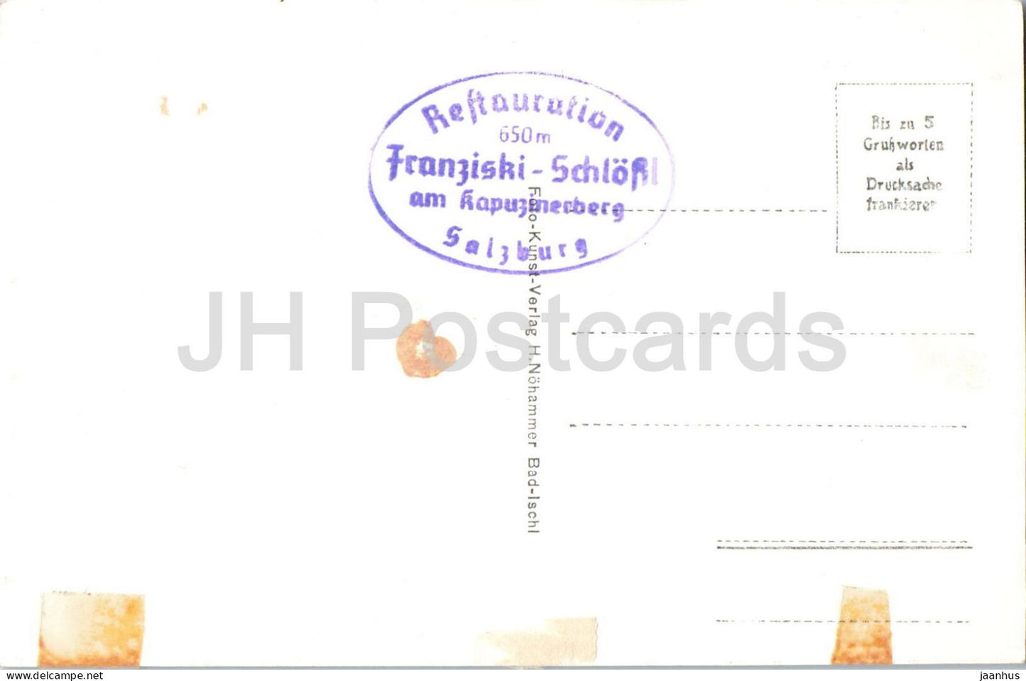 Salzburg - Franziski Schlossl - Castle - Panorama - Nr. 1518 - old postcard - 1930s - Austria - used
