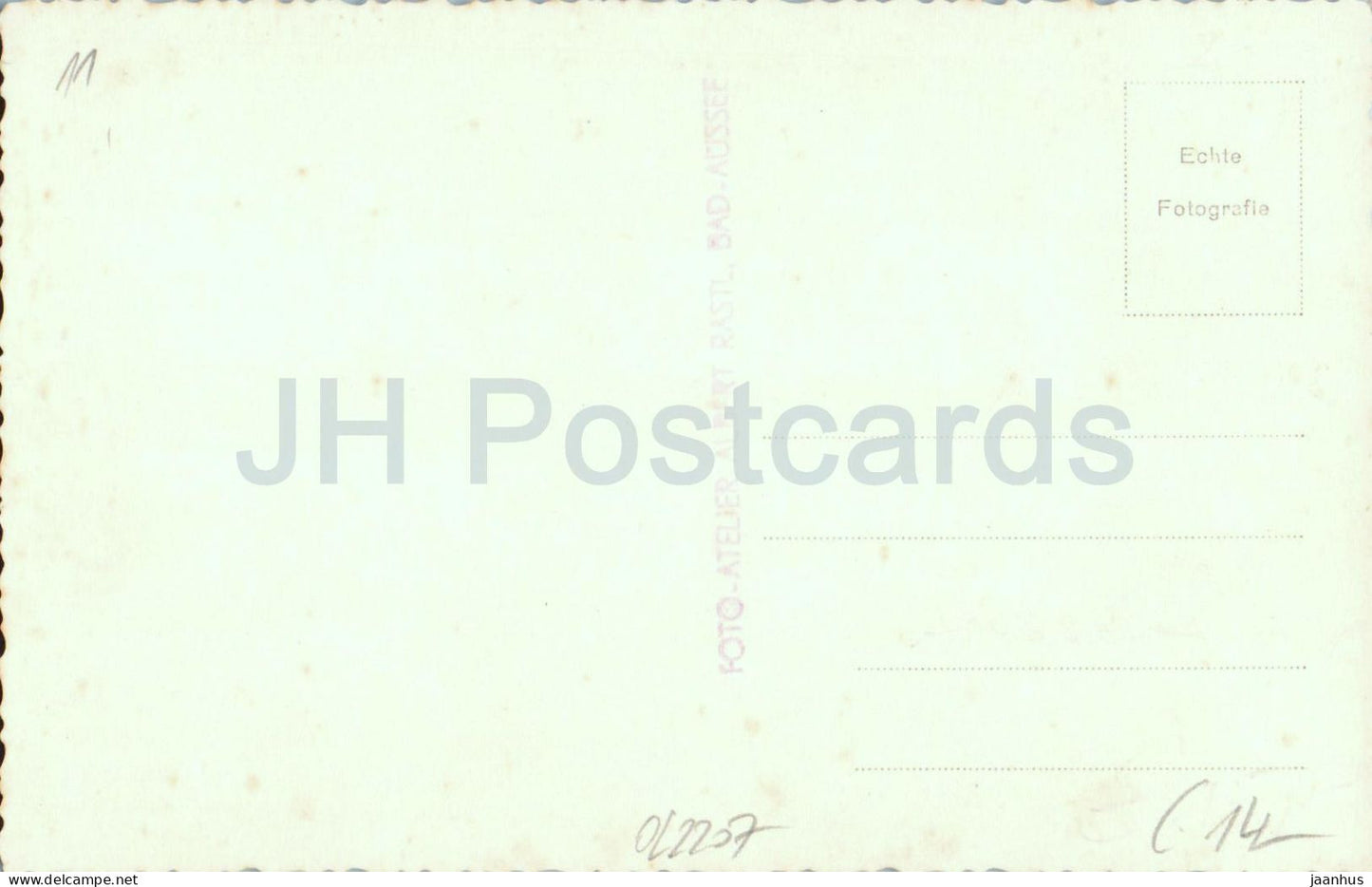 Bad Aussee - traditional parade with decorated carriage and horses - horse - festival - old postcard - Austria - unused