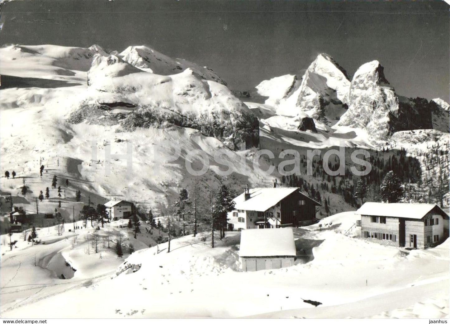 Fedaia - Rif. Marmolada e Fedaia - Pass - Dolomites - mountains - Alps - 5006 - 1961 - Italy - used - JH Postcards