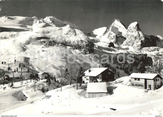 Fedaia - Rif. Marmolada e Fedaia - Pass - Dolomites - mountains - Alps - 5006 - 1961 - Italy - used - JH Postcards