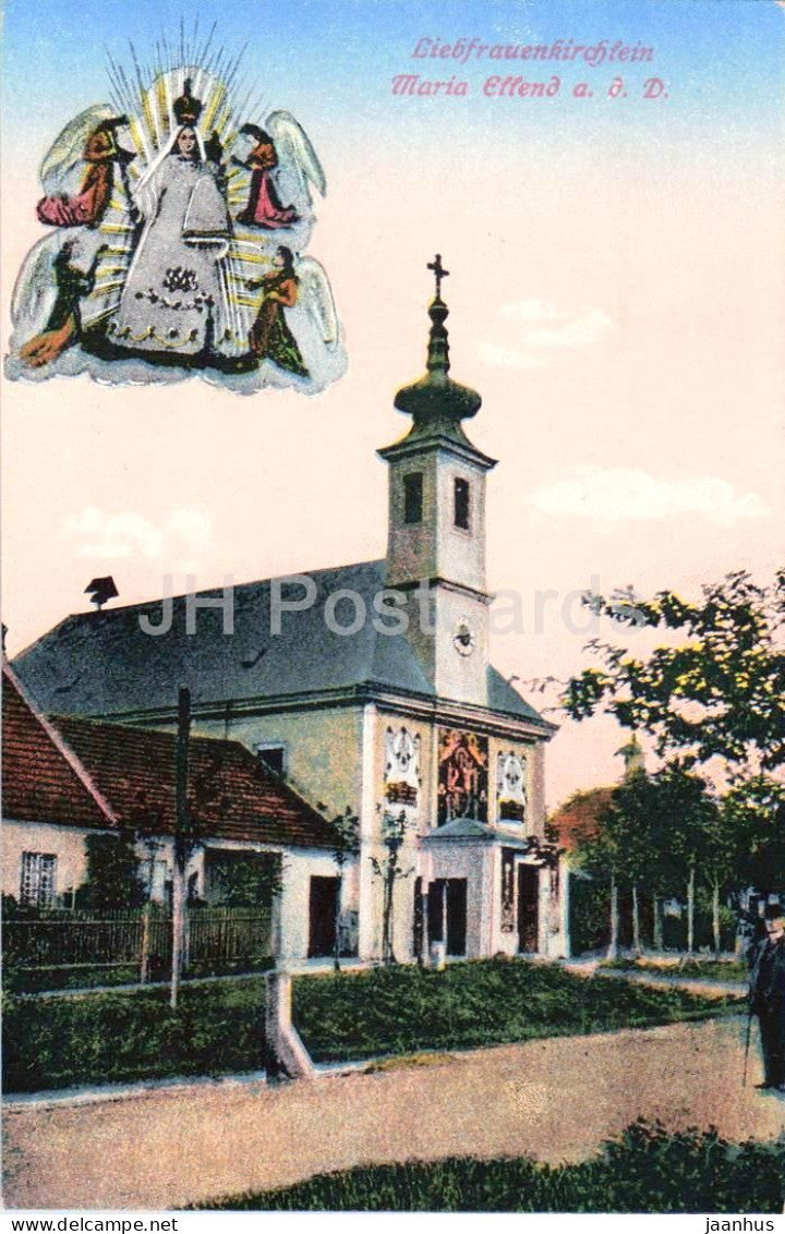 Liebfrauenkirchlein Maria Ellend a. d. D. - church - 205 - old postcard - Austria - unused - JH Postcards