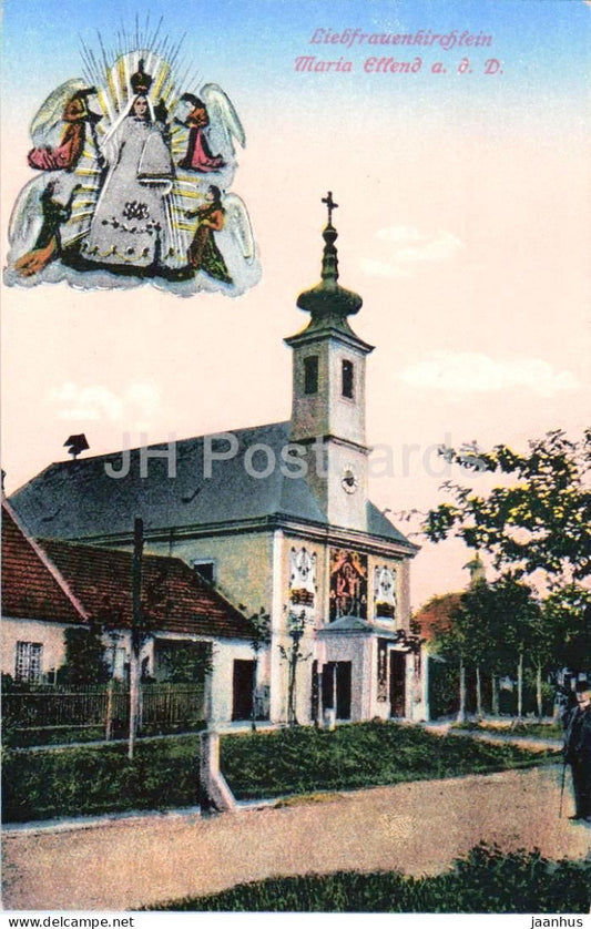 Liebfrauenkirchlein Maria Ellend a. d. D. - church - 205 - old postcard - Austria - unused - JH Postcards