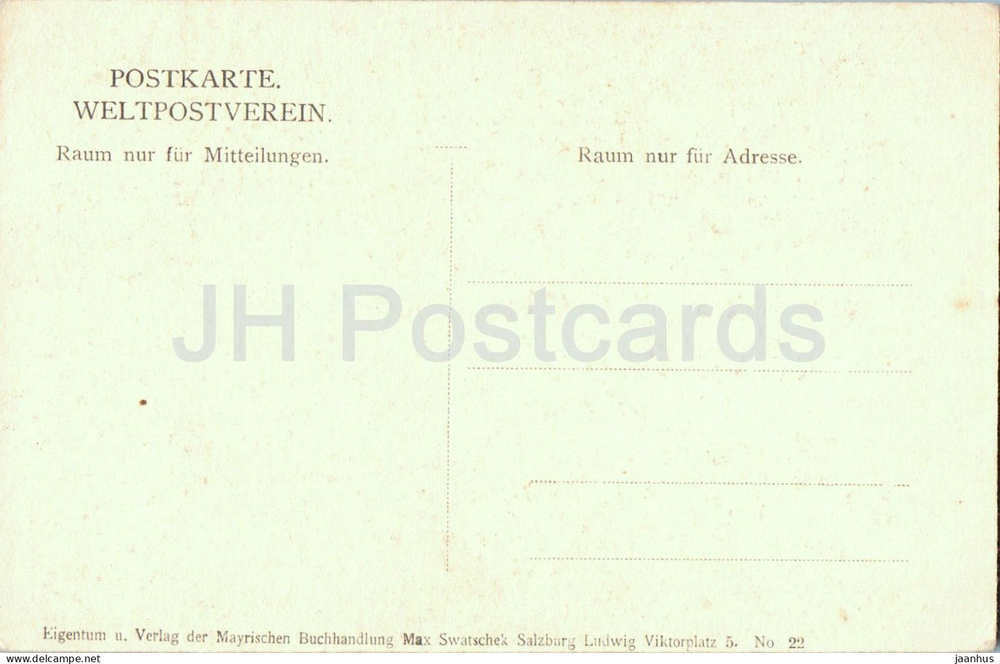 Salzburg Nonnberg - Architecture - Monastery - Nr. 22 - old postcard - Austria - unused