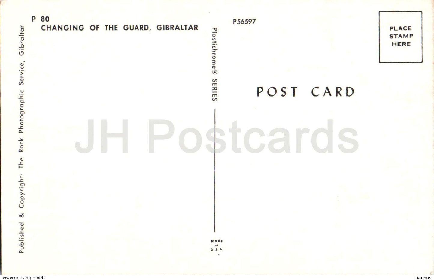 Gibraltar - Relève de la Garde - défilé militaire fanfare - P 80 - Gibraltar - neuf