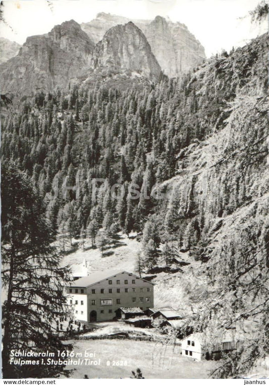 Schlickeralm 1616 m bei Fulpmes i. Stubaital - Tirol - mountain hut - alpine pasture - 1964 - Austria - used - JH Postcards