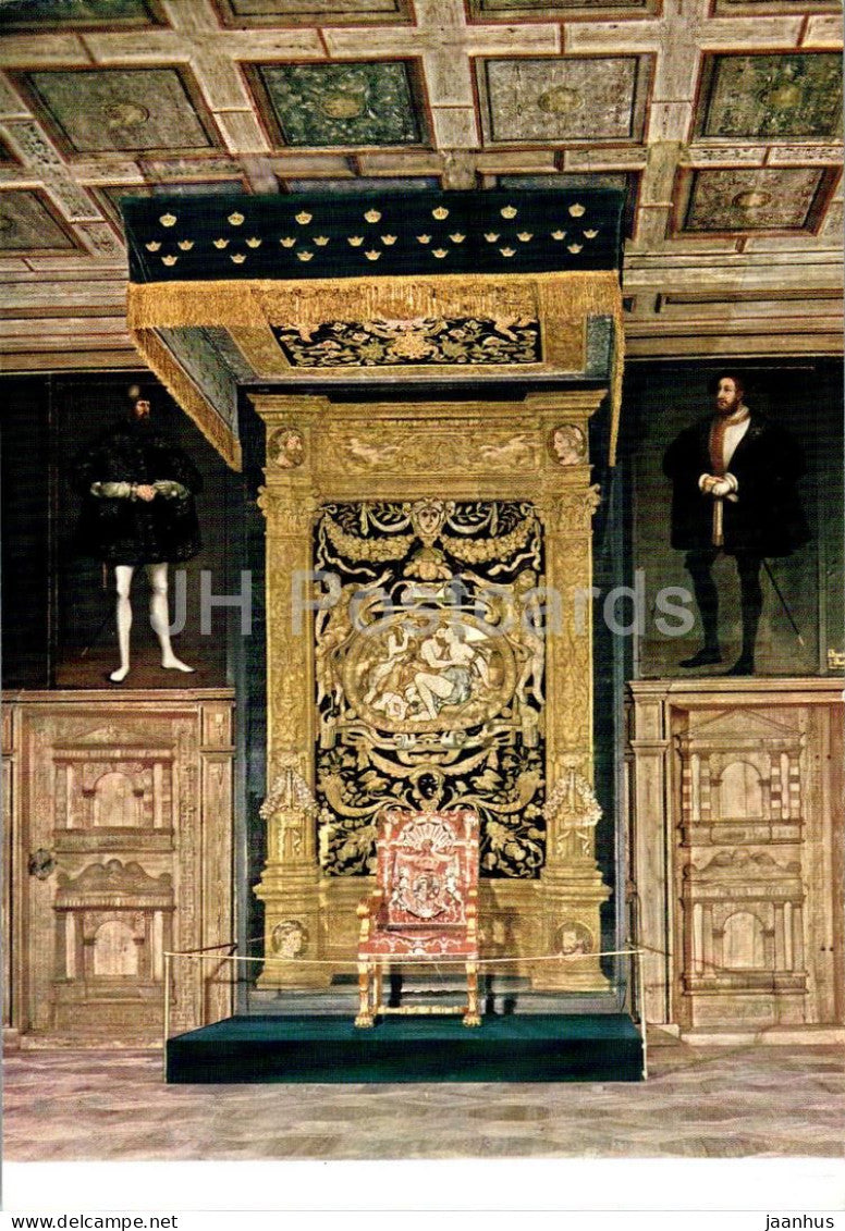 Gripsholm - Nationalmuseum - Rikssalen - The National Hall - Sweden - unused - JH Postcards