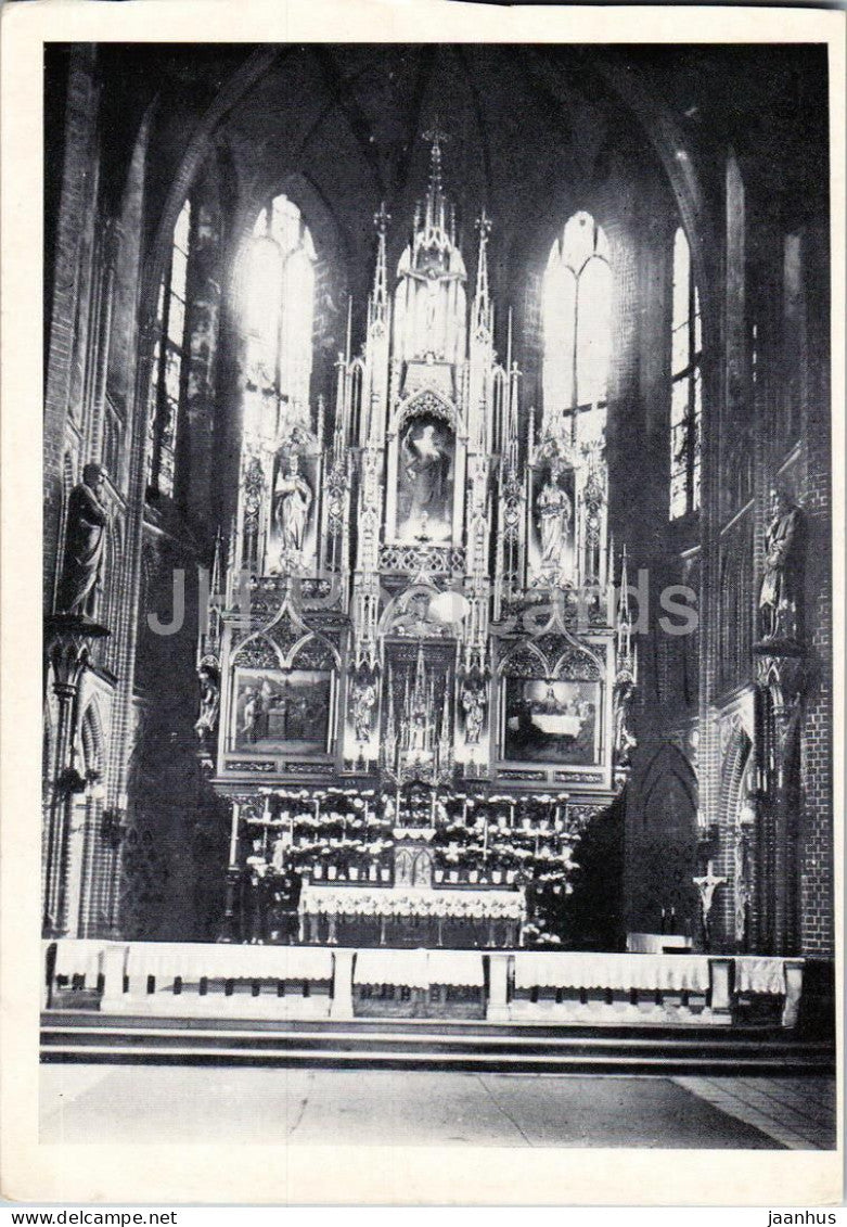 Gleiwitz OS - Bartholomaus Kirche St. Bartholomew Church - Gliwice - Schlesien - Silesia - old postcard - Poland - used - JH Postcards