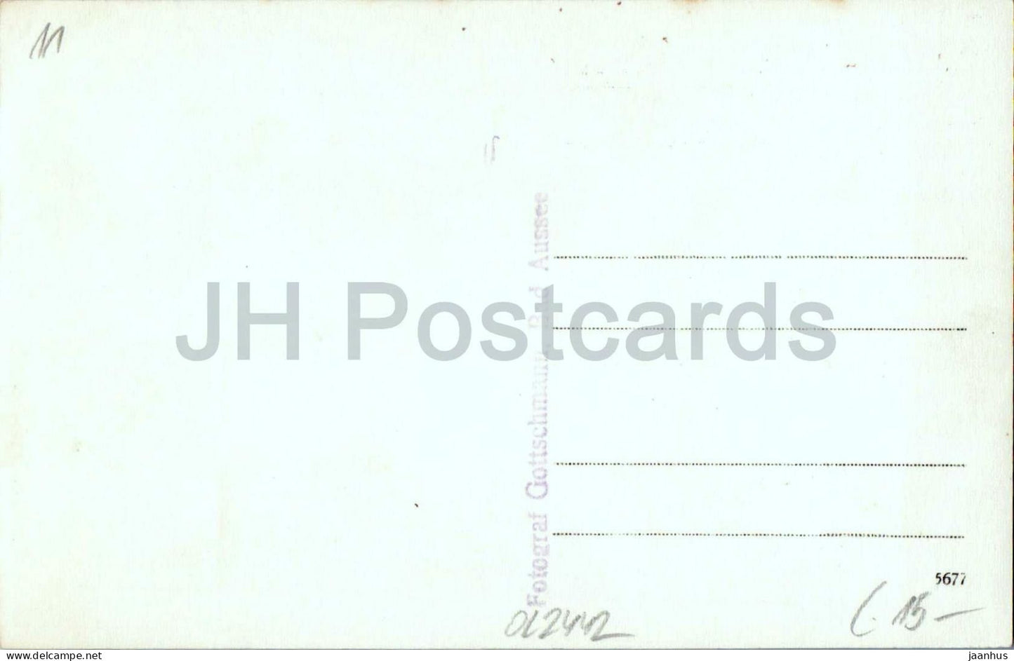 Bad Aussee - Haus in dem W. Kienzl die Oper Evangelimann komponierte - 5677 - carte postale ancienne - Autriche - inutilisée 