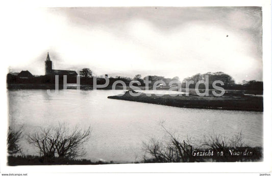Gezicht op Naarden - View of Naarden - river view - church - landscape - old postcard - Netherlands - unused - JH Postcards