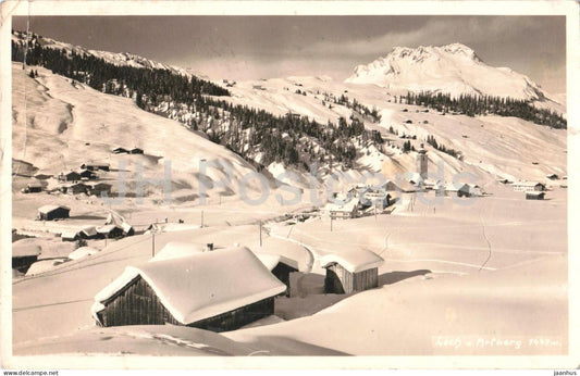 Lech a. Arlberg 1447 m - Alpine village - winter mountains - Nr. 8741 - old postcard - 1931 - Austria - used - JH Postcards