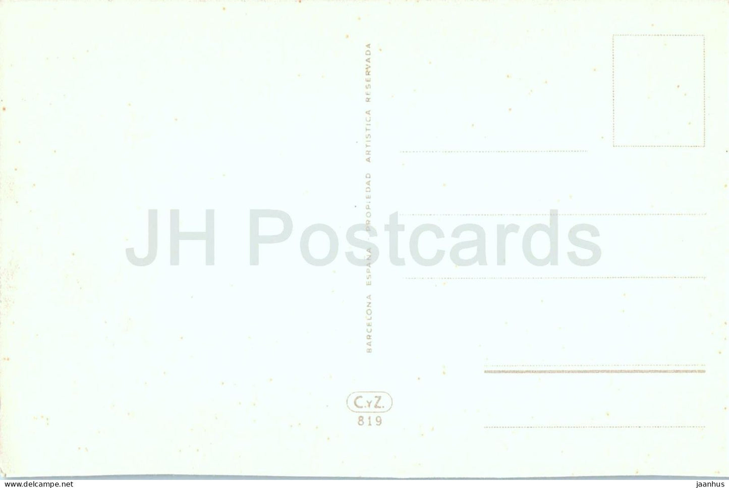 Stoß mit dem Degen - Stierkampf - Matador - Stier - Stierkampfarena - Illustration - alte Postkarte - Spanien - unbenutzt