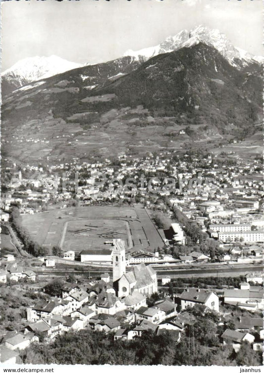Marlengo 484 m pr Merano - village - panorama - alpine landscape - mountains 10160 - 1968 - Italy - used - JH Postcards